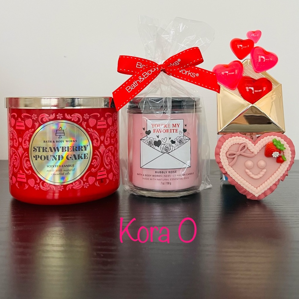 BBW Hearts & Strawberry Pound Cake Mother’s Day Set - Picture 5 of 8
